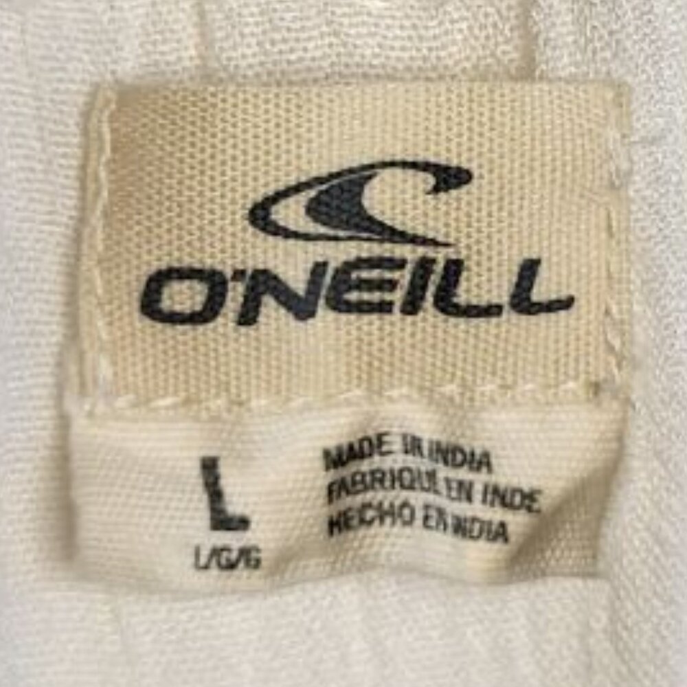 O'NEILL Swim Coverup Sheer White Tank Dress Size L - Large - Picture 5 of 7